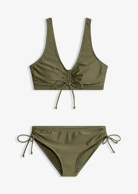 Bustier-bikini med knyteb&aring;nd, bonprix