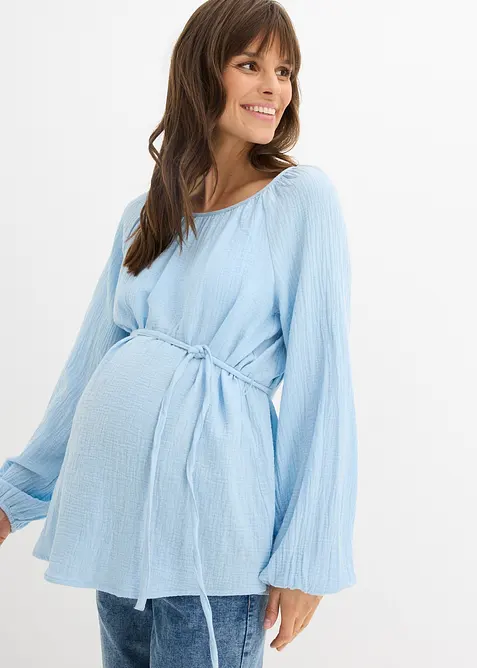 Mammabluse i 100% bomullsmusselin, bonprix