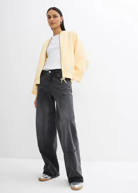 Bomberjakke med ballongermer, bonprix