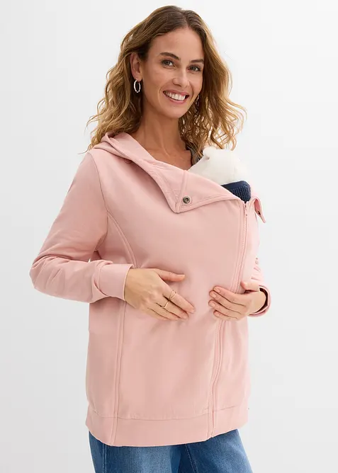 Mamma-sweatjakke med b&aelig;reinnlegg, bonprix