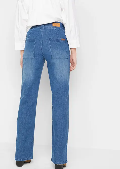 Straight-jeans High Waist, Stretch, bonprix