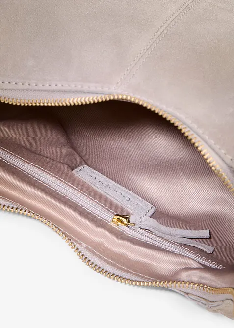 Skulderveske i imitert, semsket skinn, bonprix