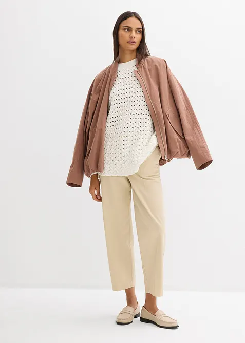 Genser med hullm&oslash;nster, bonprix