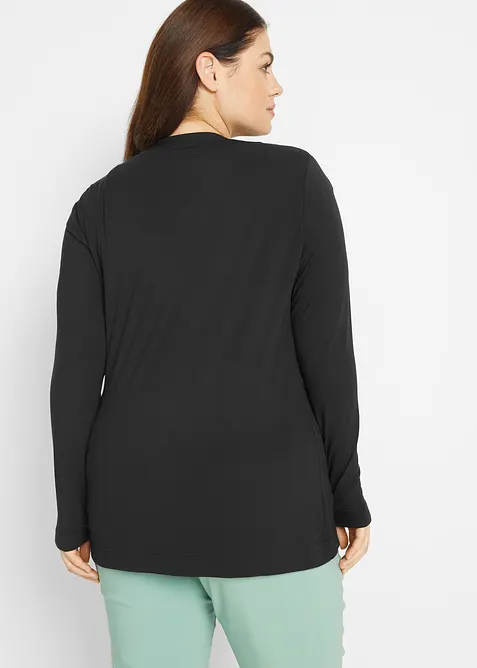 Trikotjakke i myk viskose, bonprix