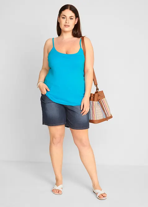 Singlet i 100% bomull (3-pack), bonprix