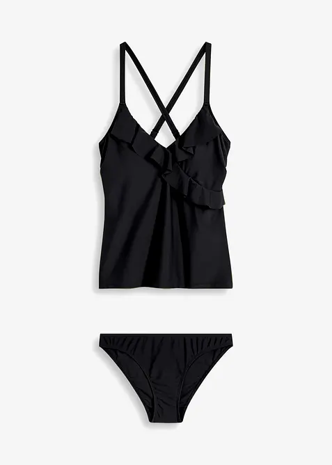 Tankini med volanger, bonprix