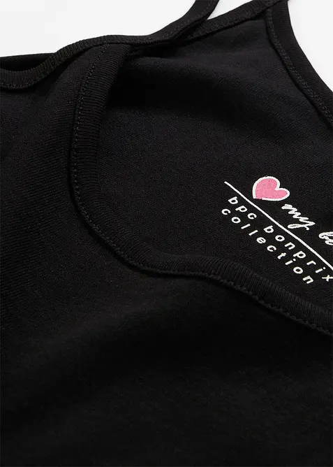 Singlet i 100% bomull (3-pack), bonprix