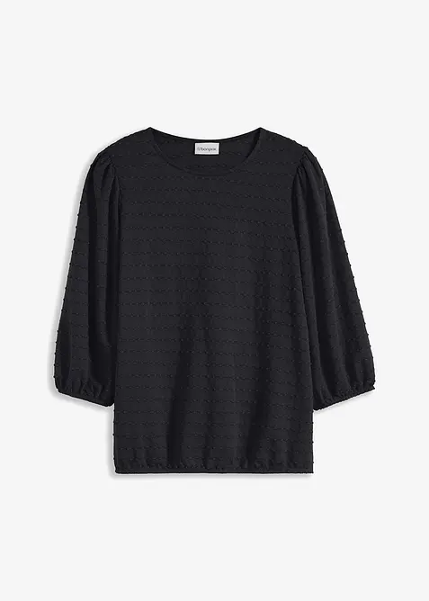 Trikot-tunika med strukturm&oslash;nster, bonprix