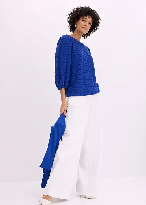 Trikot-tunika med strukturm&oslash;nster, bonprix