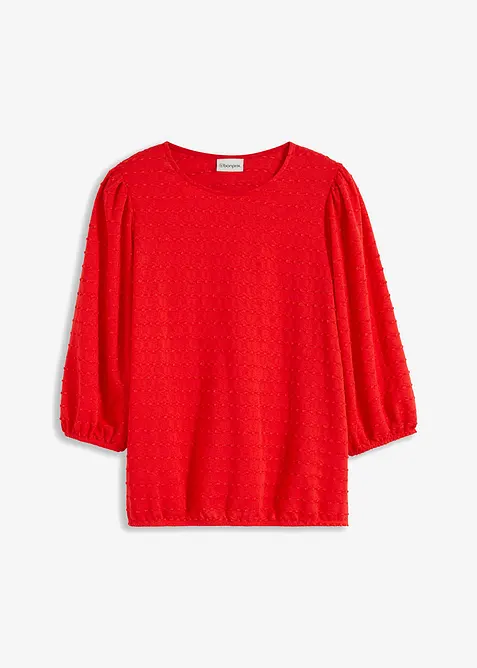 Trikot-tunika med strukturm&oslash;nster, bonprix