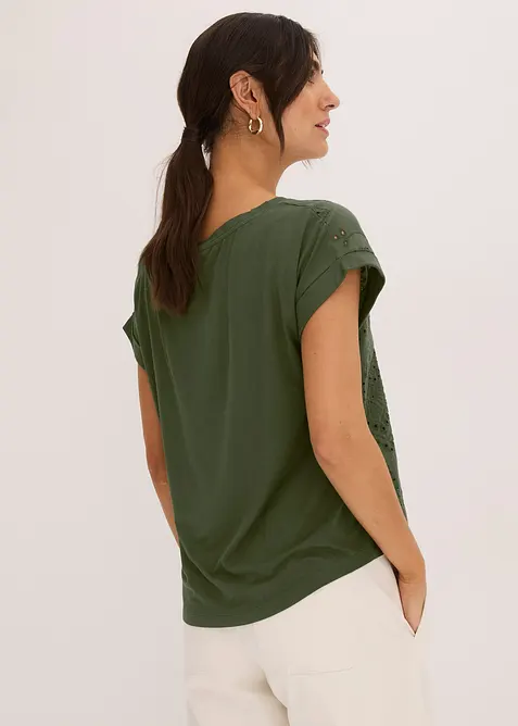 Topp med hullblonder, bonprix