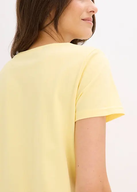 Kort nattkjole i 100% bomull (2-pack), bonprix