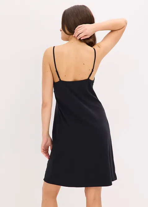 Kort nattkjole med spagettistropper, bonprix