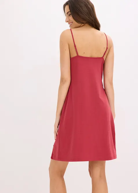 Kort nattkjole med spagettistropper, bonprix