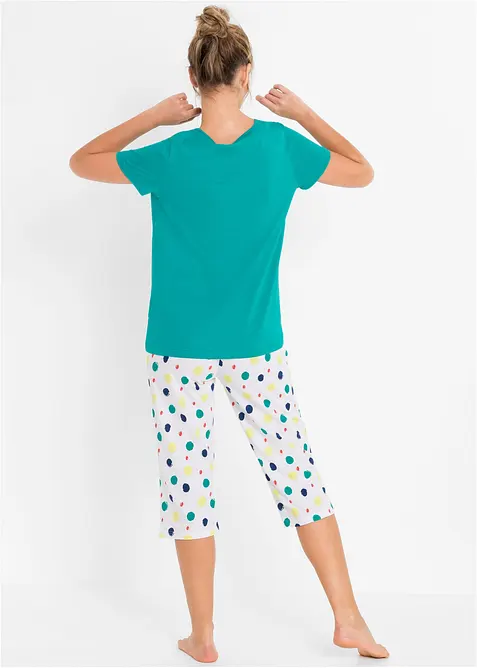 Pyjamas i 100% bomull, bonprix