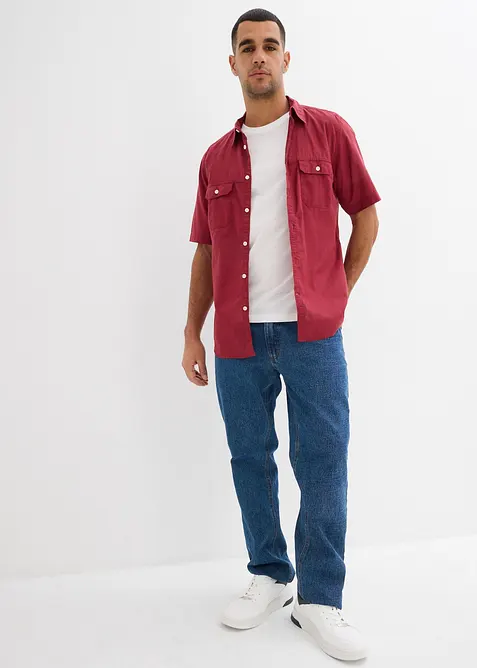 Kortermet skjorte i 100% bomull, bonprix