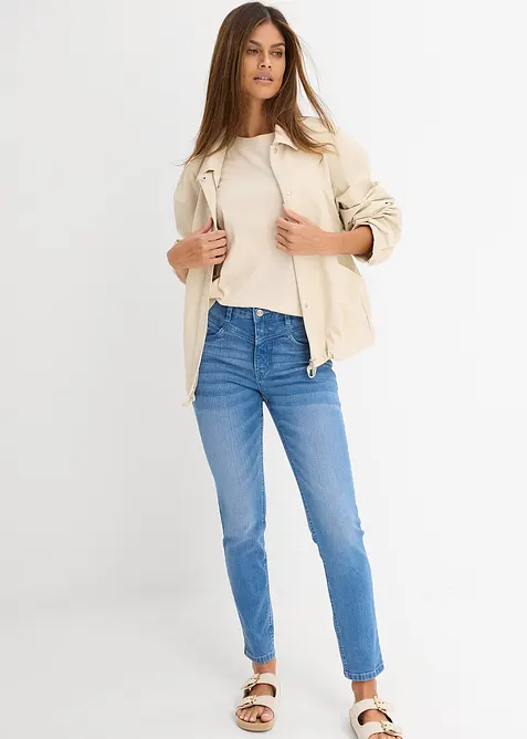 Skinny-jeans High Waist, cropped, bonprix