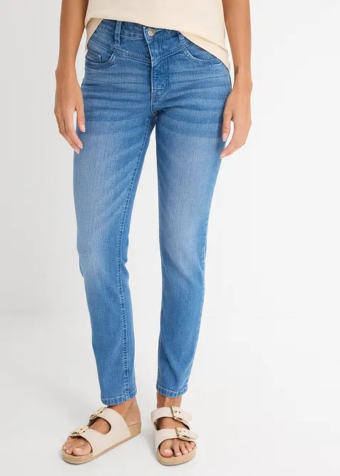 Skinny-jeans High Waist, cropped, bonprix