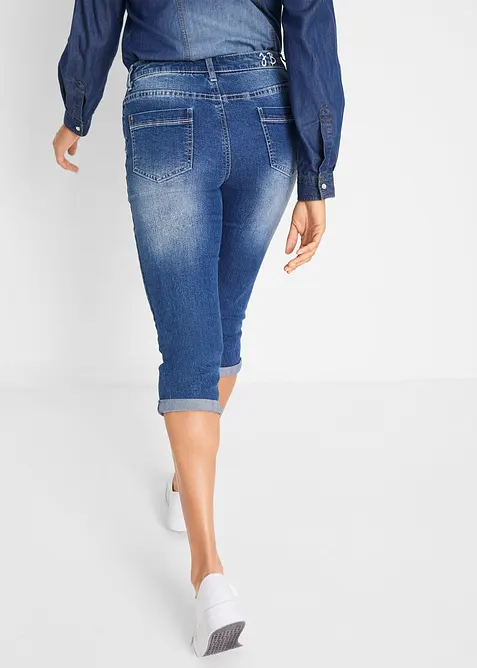 Straight-jeans Mid Waist, cropped, bonprix