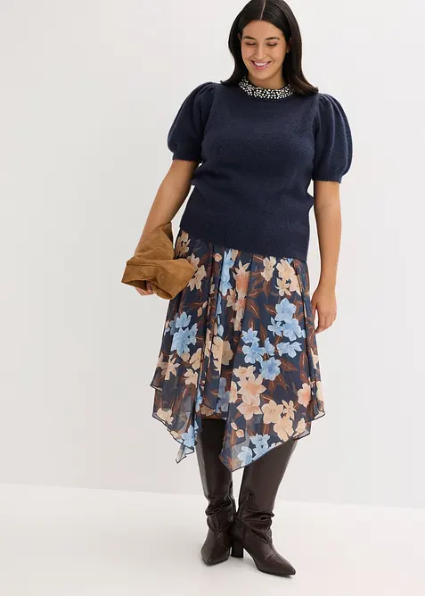 Genser med strass-applikasjon, bonprix