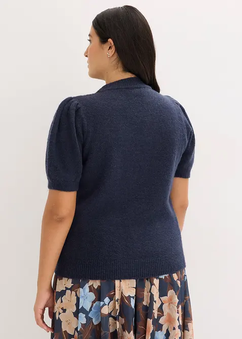 Genser med strass-applikasjon, bonprix