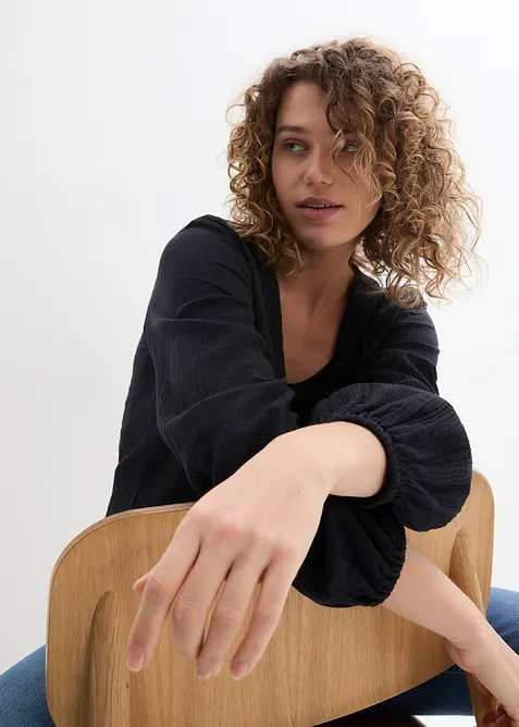 Bolero i musselin, bonprix