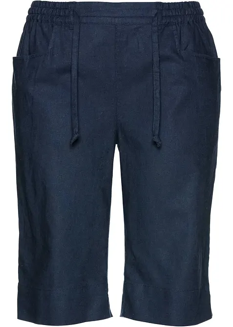 Bermudashorts med lin, bonprix