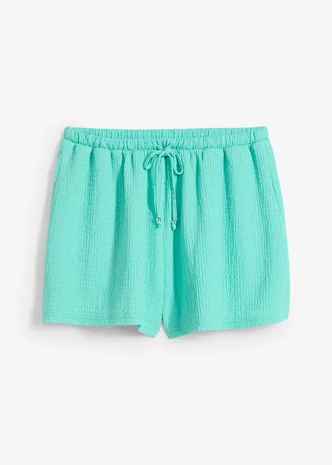 Pull on-shorts i strukturert krepp, bonprix