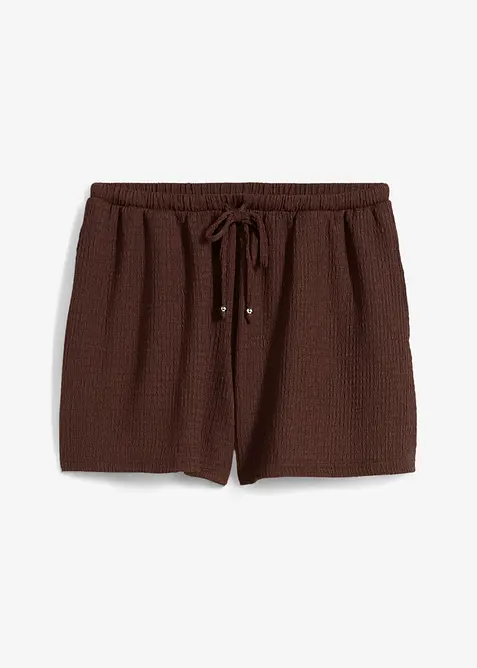 Pull on-shorts i strukturert krepp, bonprix