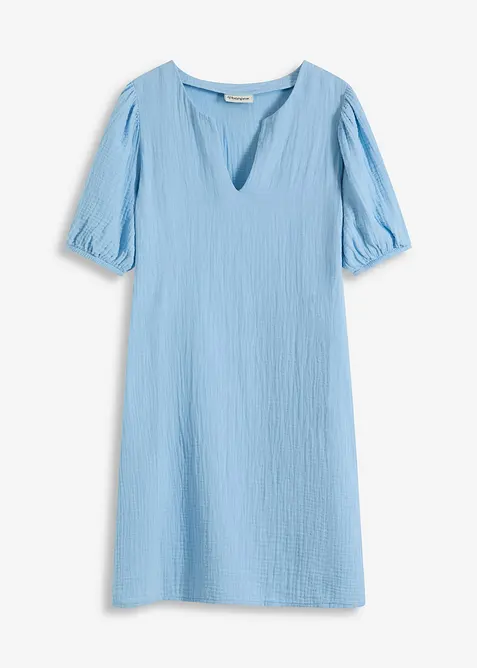 Kort kjole av musselin, bonprix