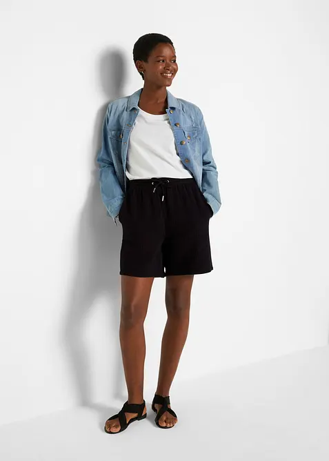 Shorts i musselin, bonprix