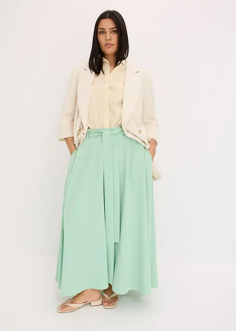 Maxiskj&oslash;rt i viskosemiks, bonprix