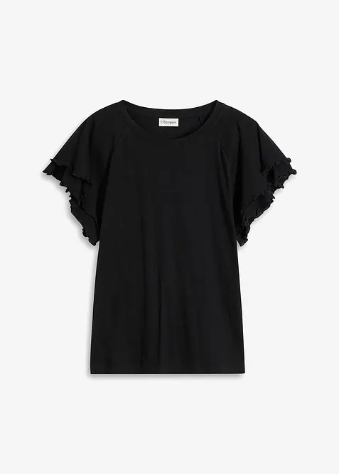 Topp med korte, vide ermer, bonprix