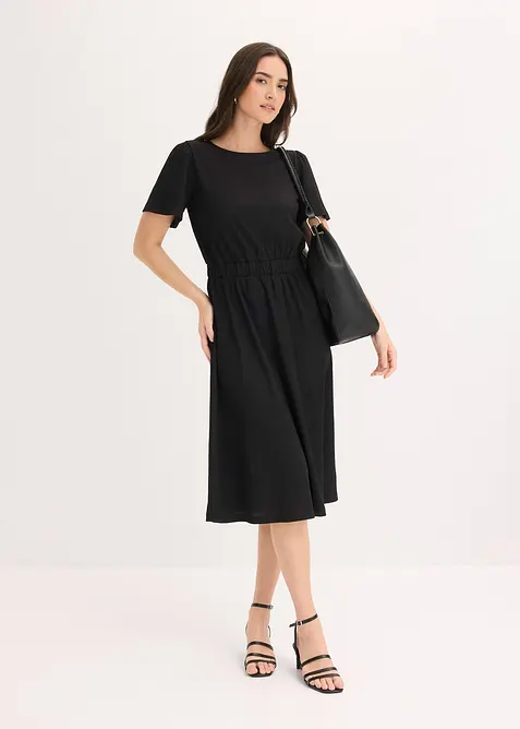 Utsvingt jerseykjole, bonprix