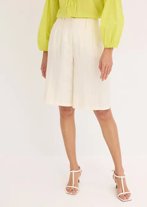 Bermudashorts i myk viskosemiks, bonprix