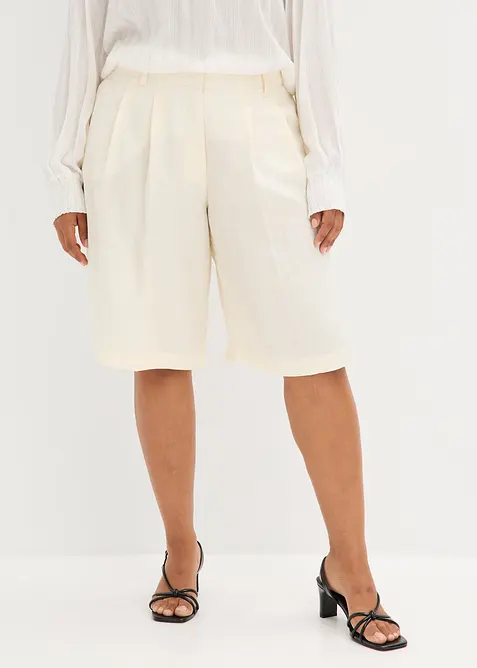 Bermudashorts i myk viskosemiks, bonprix