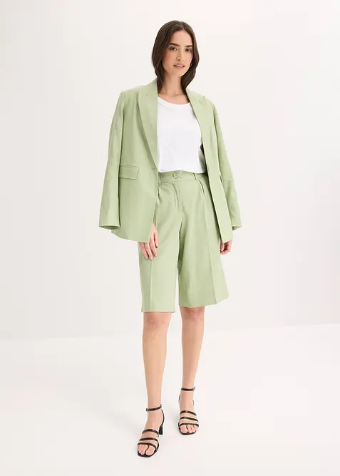 Bermudashorts i linmiks, bonprix