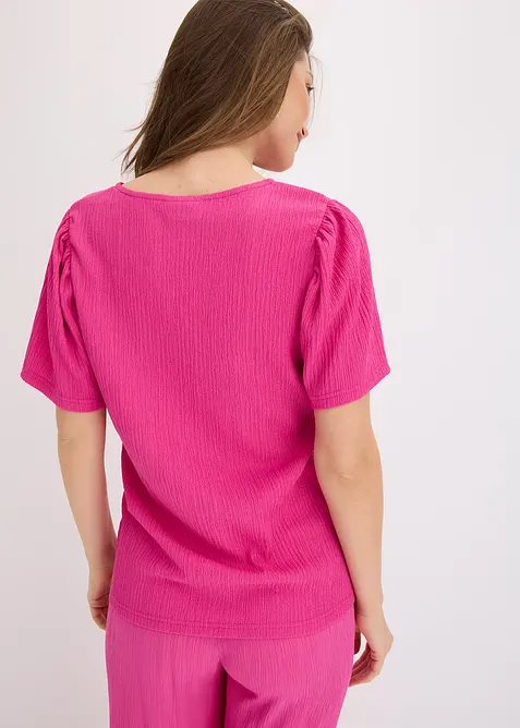 Topp i strukturert krepp, bonprix