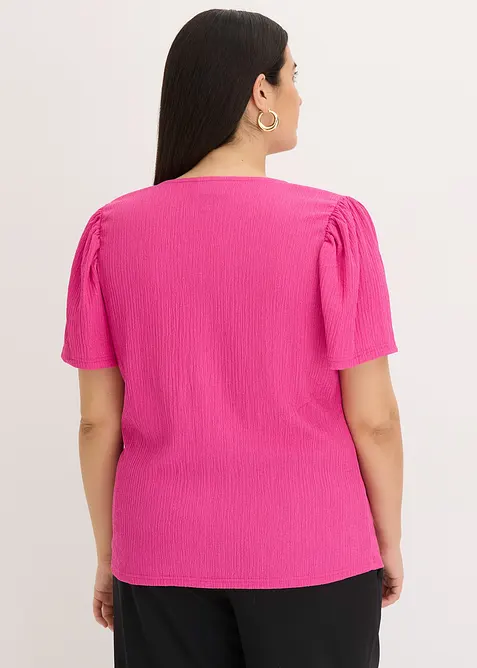 Topp i strukturert krepp, bonprix