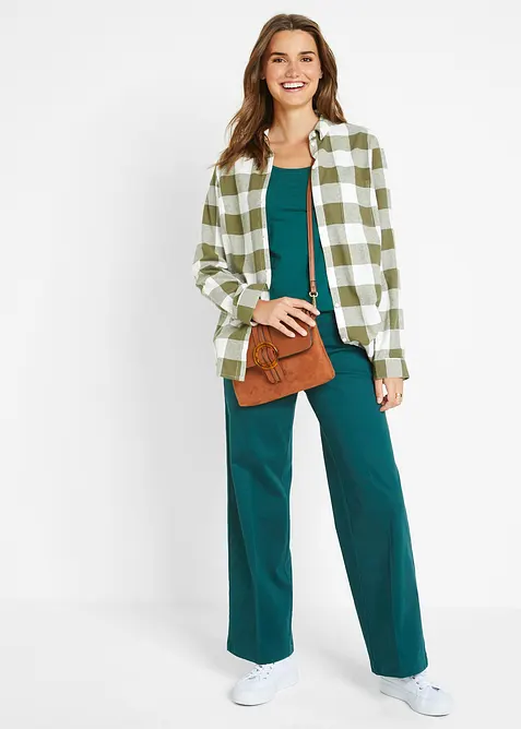 Figurn&aelig;r, langermet topp, bonprix