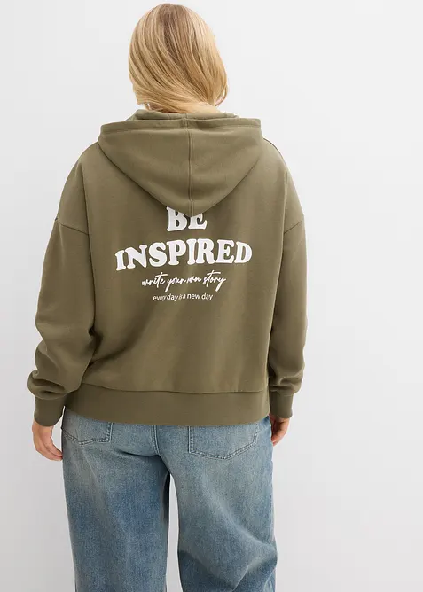 Oversized hettegenser av myk bomullmiks, bonprix