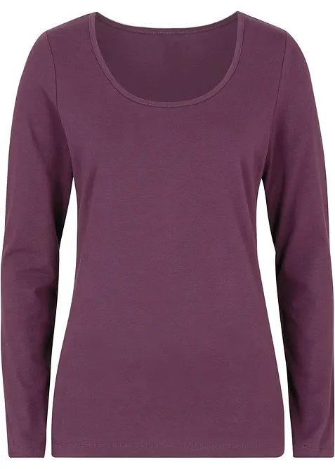 Figurn&aelig;r, langermet topp, bonprix