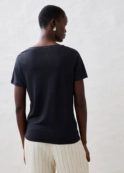 T-skjorte i 100% lin, bonprix