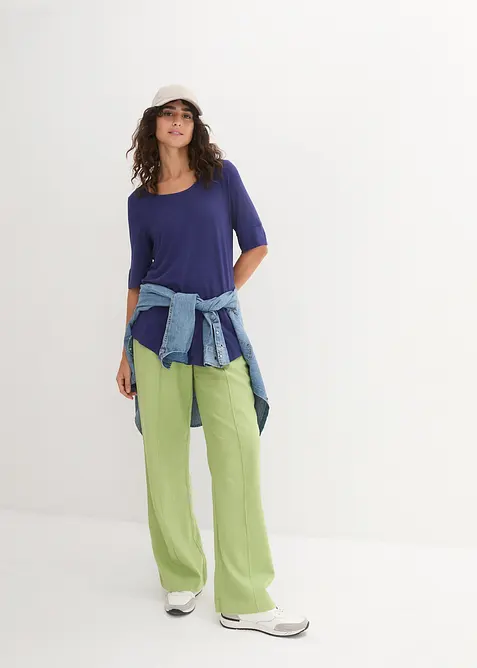 Lang topp av myk viskose, bonprix