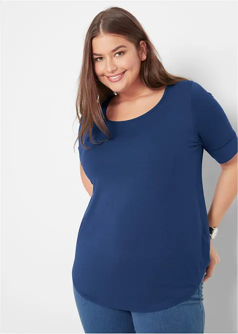 Lang topp av myk viskose, bonprix