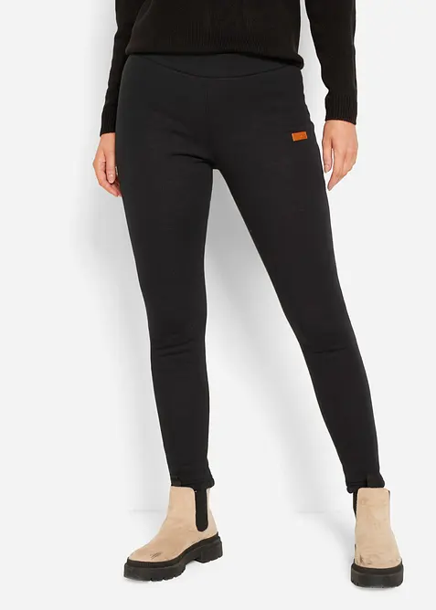 Varme leggings med pilef&ocirc;r, bonprix