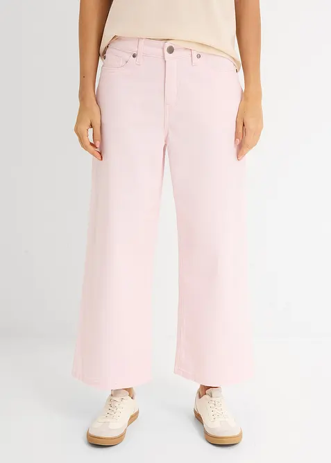Culottes i elastisk bomullsmiks, bonprix