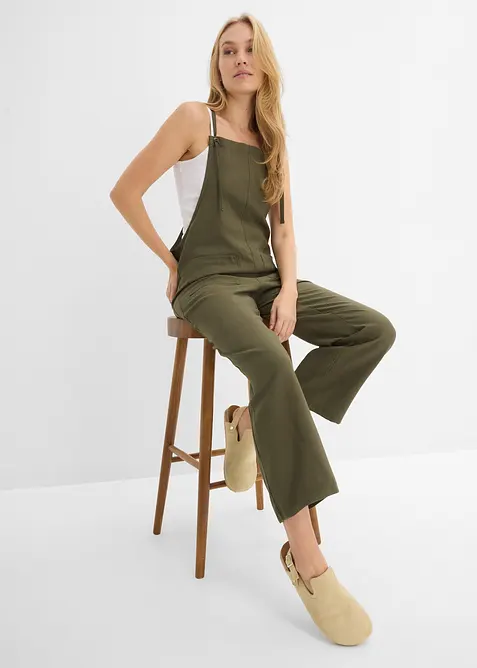 Jumpsuit i myk viskose, bonprix