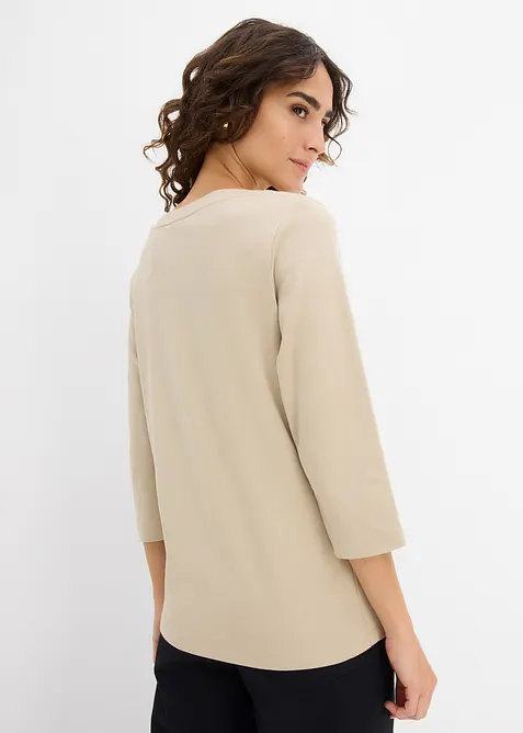 Topp i formstabil, 100% &oslash;kologisk bomull, bonprix