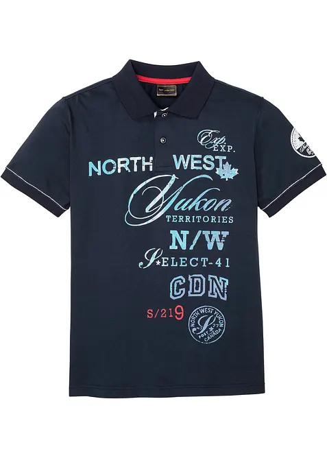 Poloskjorte i jersey, bonprix